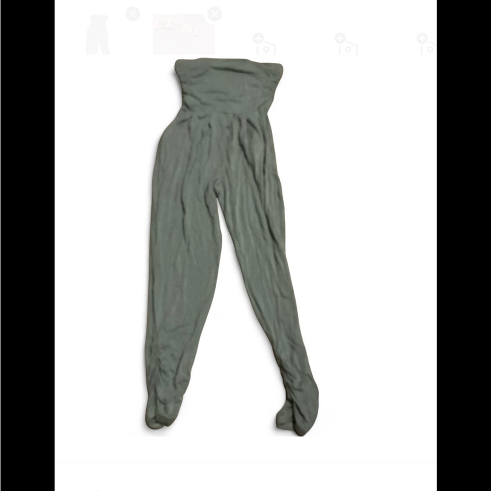 Chic strapless one piece jumpsuit